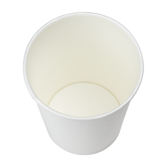 6 oz Disposable Coffee Cups - 6oz Paper Hot Cups - White (70mm) - 1,000 ct-Karat