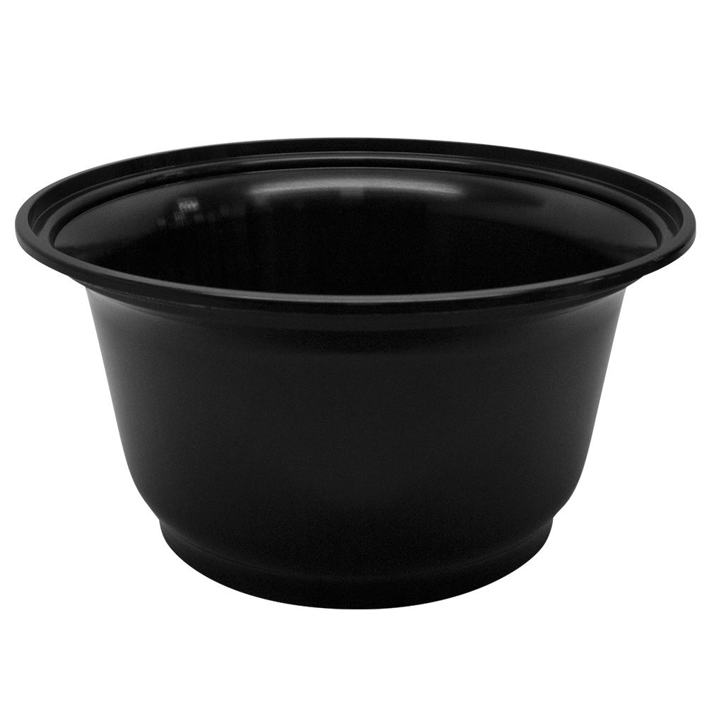 Karat 36oz PP Injection Molding Bowl - Black - 300 ct-Karat