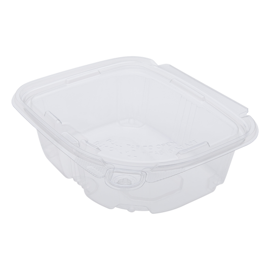 12oz Hinged Deli Containers Tamper Resistant - Medium Hinged Deli Box - 200 count-Karat