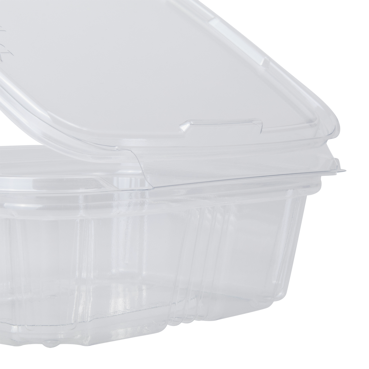 12oz Hinged Deli Containers Tamper Resistant - Medium Hinged Deli Box - 200 count-Karat