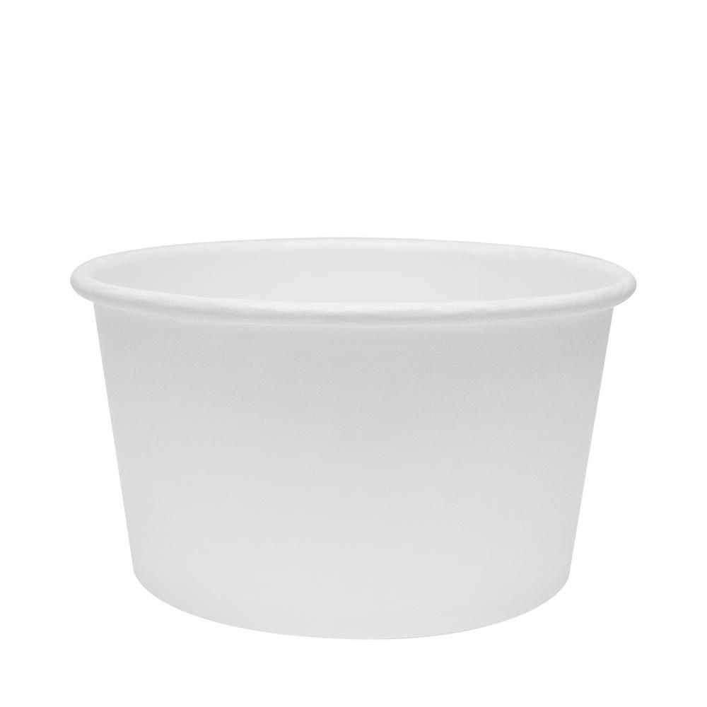 Karat Earth 12oz eco friendly paper food containers white 114.6mm 500 count compostable takeout bowls