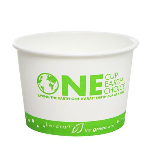 Karat Earth 16oz eco friendly paper food containers 114.6mm 500 count compostable takeout bowls