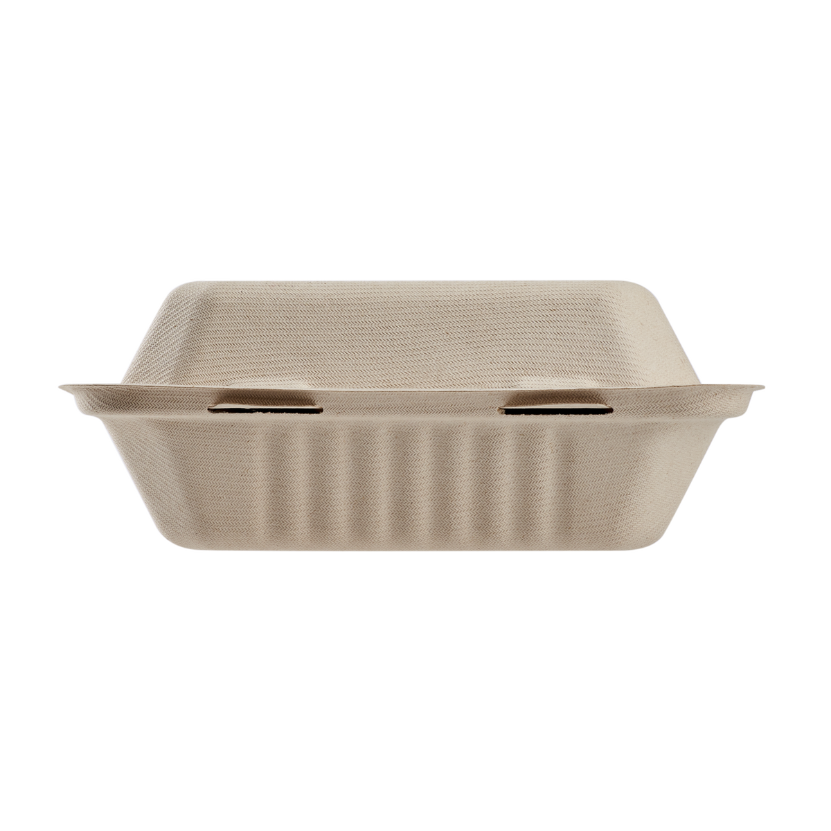 Large Biodegradable Takeout Boxes - Karat Earth 8''x8'' Compostable Bagasse Hinged Containers-Karat