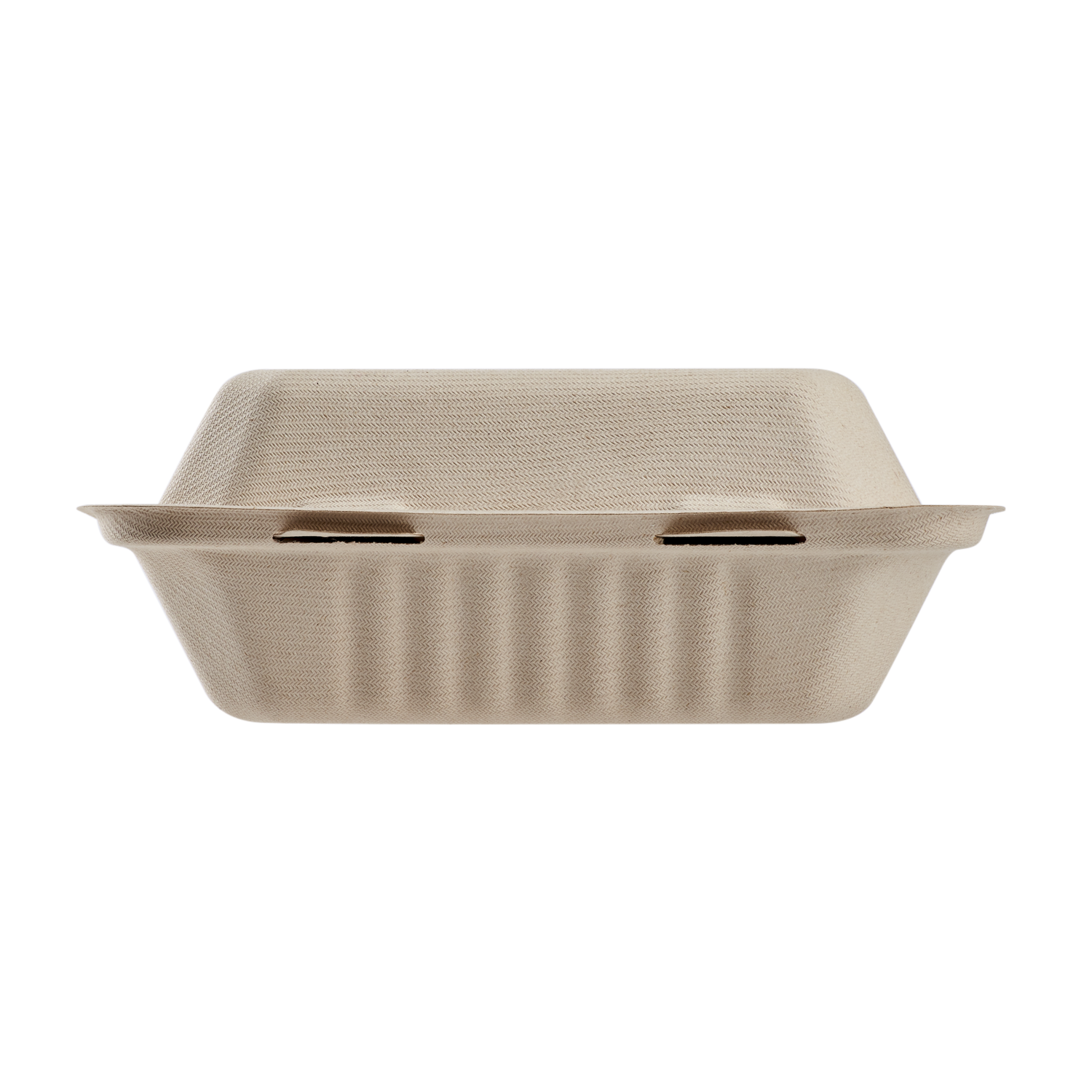 Large Biodegradable Takeout Boxes - Karat Earth 8''x8'' Compostable Bagasse Hinged Containers-Karat