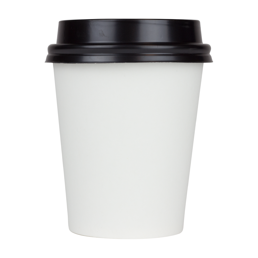 6 oz Disposable Coffee Cups - 6oz Paper Hot Cups - White (70mm) - 1,000 ct-Karat
