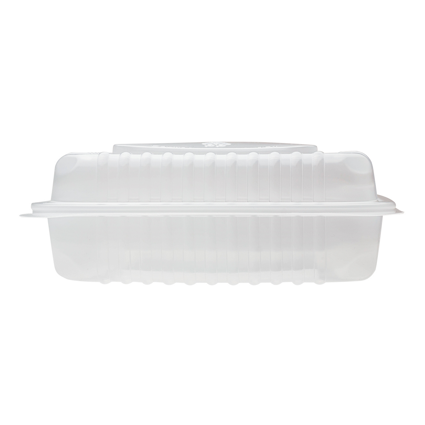 9''x9'' Hinged To Go Box - Extra Large Clamshell Containers - Karat PP Plastic - 200 ct-Karat