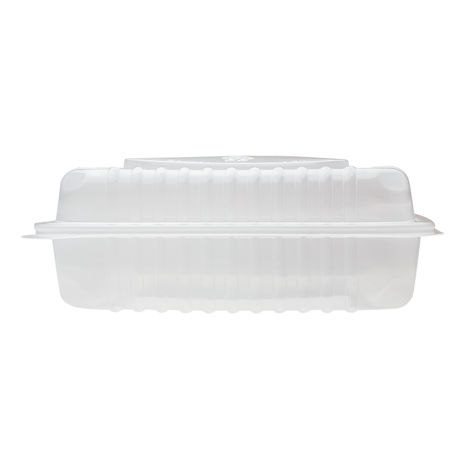 9''x9'' Hinged To Go Box - Extra Large Clamshell Containers - Karat PP Plastic - 200 ct-Karat