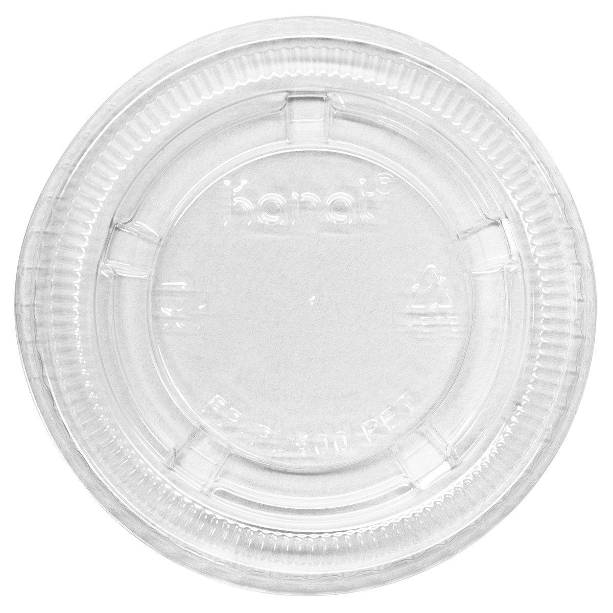 Karat 3.25 - 5.5oz PET Portion Cup Lids - 2,500 ct-Karat