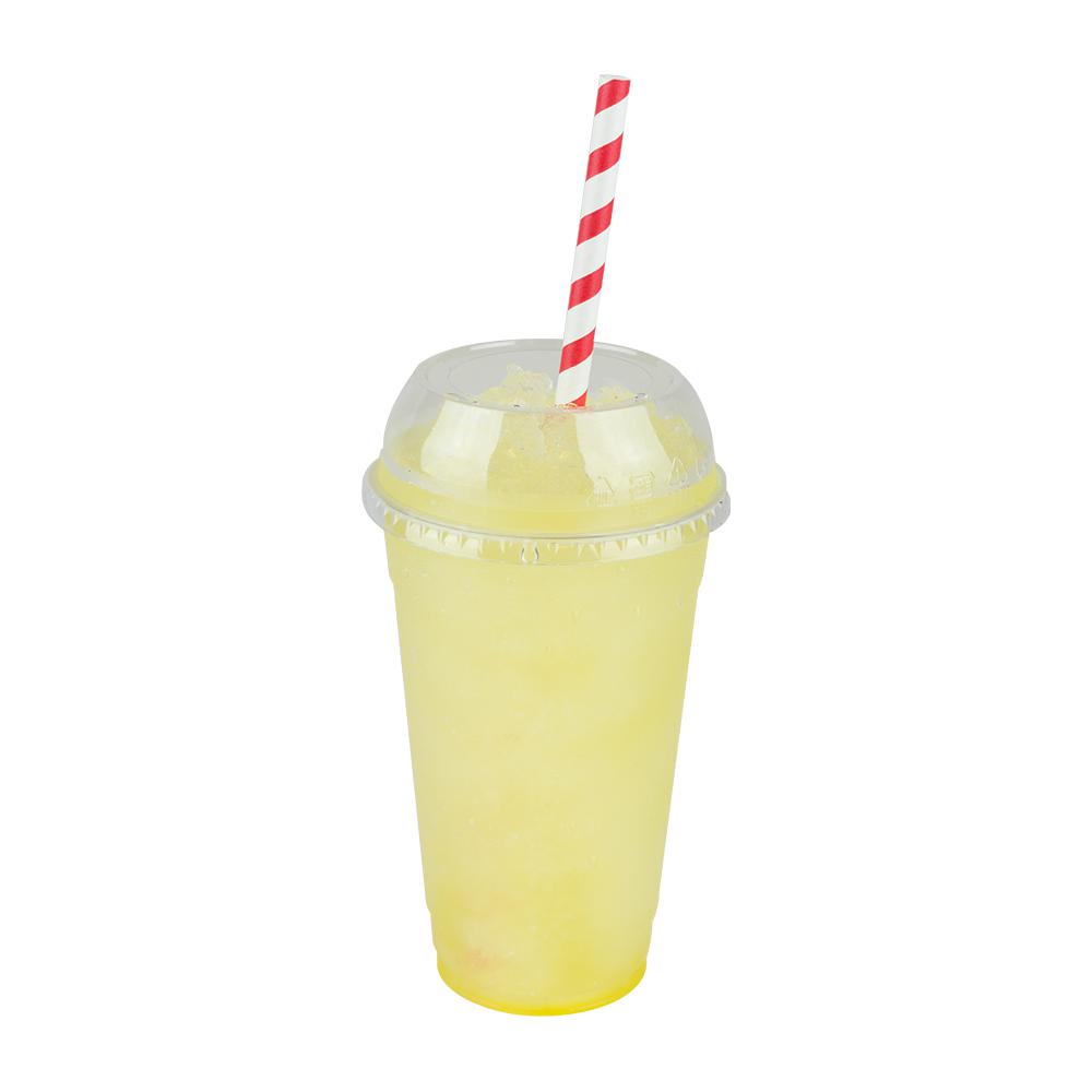 Karat Earth 10.25" Giant Paper Spiral Straws (7mm) Wrapped - Red & White (1,200 ct)-Restaurant Supply Drop