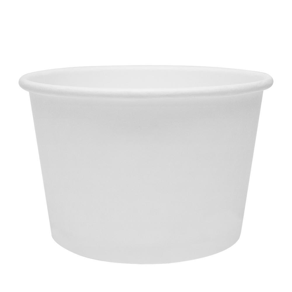 Karat Earth 16oz Eco-Friendly Paper Food Containers - White (114.6mm) - 500 ct-Karat
