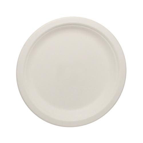 Karat Earth 6'' Compostable Bagasse Round Plates - 1,000 ct-Karat