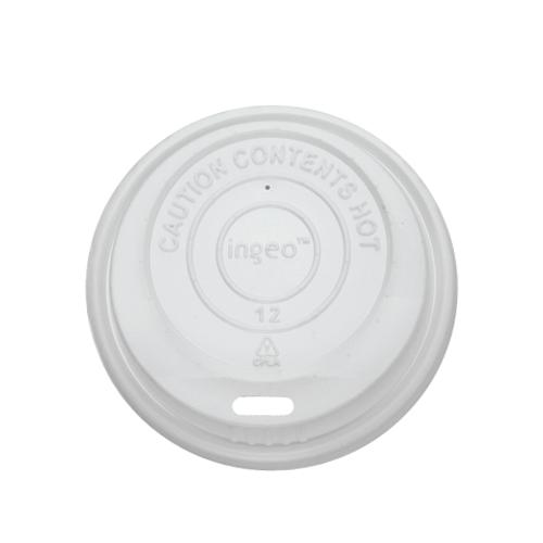 Karat Earth 8oz Compostable Sipper Dome Lids (80mm) - 1,000 ct-Karat