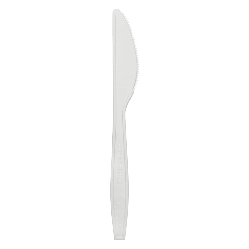 Karat Earth PLA Medium-Heavy Weight Compostable Knives Bulk Box - 1,000 ct-Karat