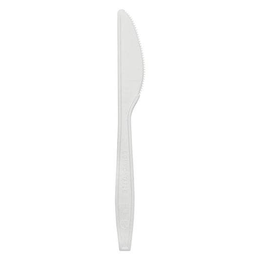 Karat Earth PLA Medium-Heavy Weight Compostable Knives Bulk Box - 1,000 ct-Karat