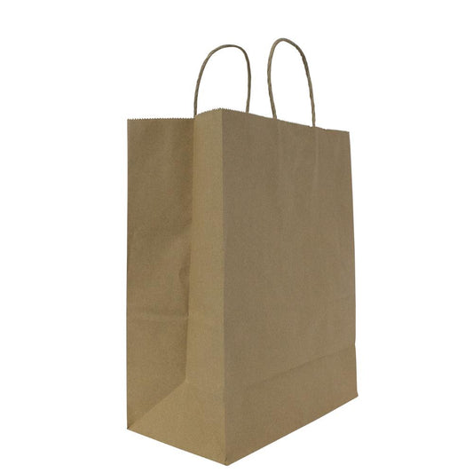 Karat Laguna (Medium) Paper Shopping Bags - Kraft - 250 ct-Karat