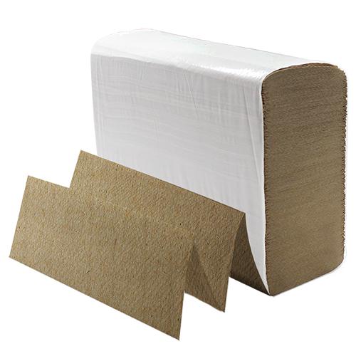 Karat kraft multifold paper towels for restaurants and commercial restrooms brown recycled paper hand towels