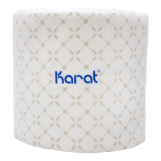 Karat 2 ply toilet paper rolls case of 48 for restaurants offices and commercial restrooms