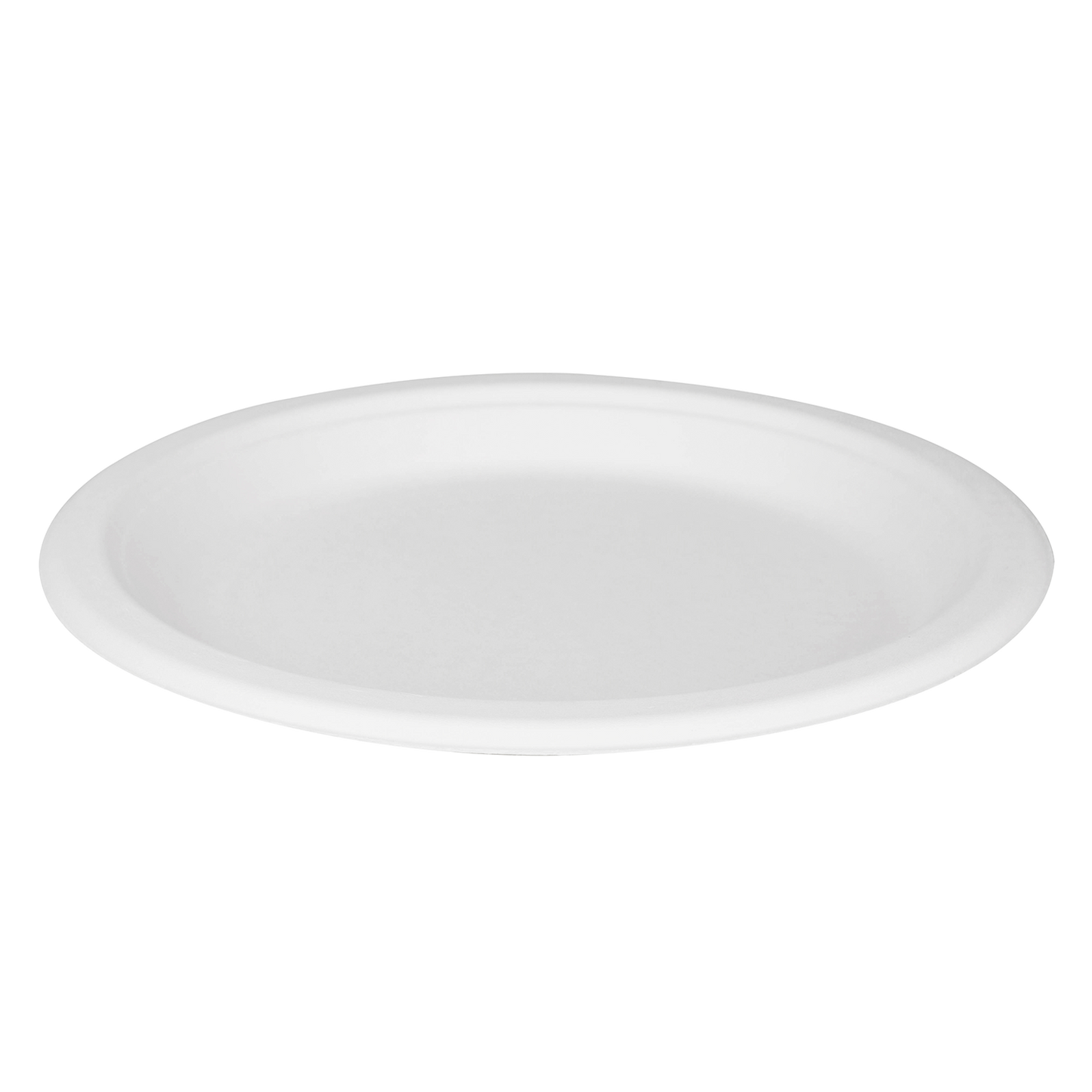 Karat Earth 9'' Compostable Bagasse Round Plates - 500 ct-Karat
