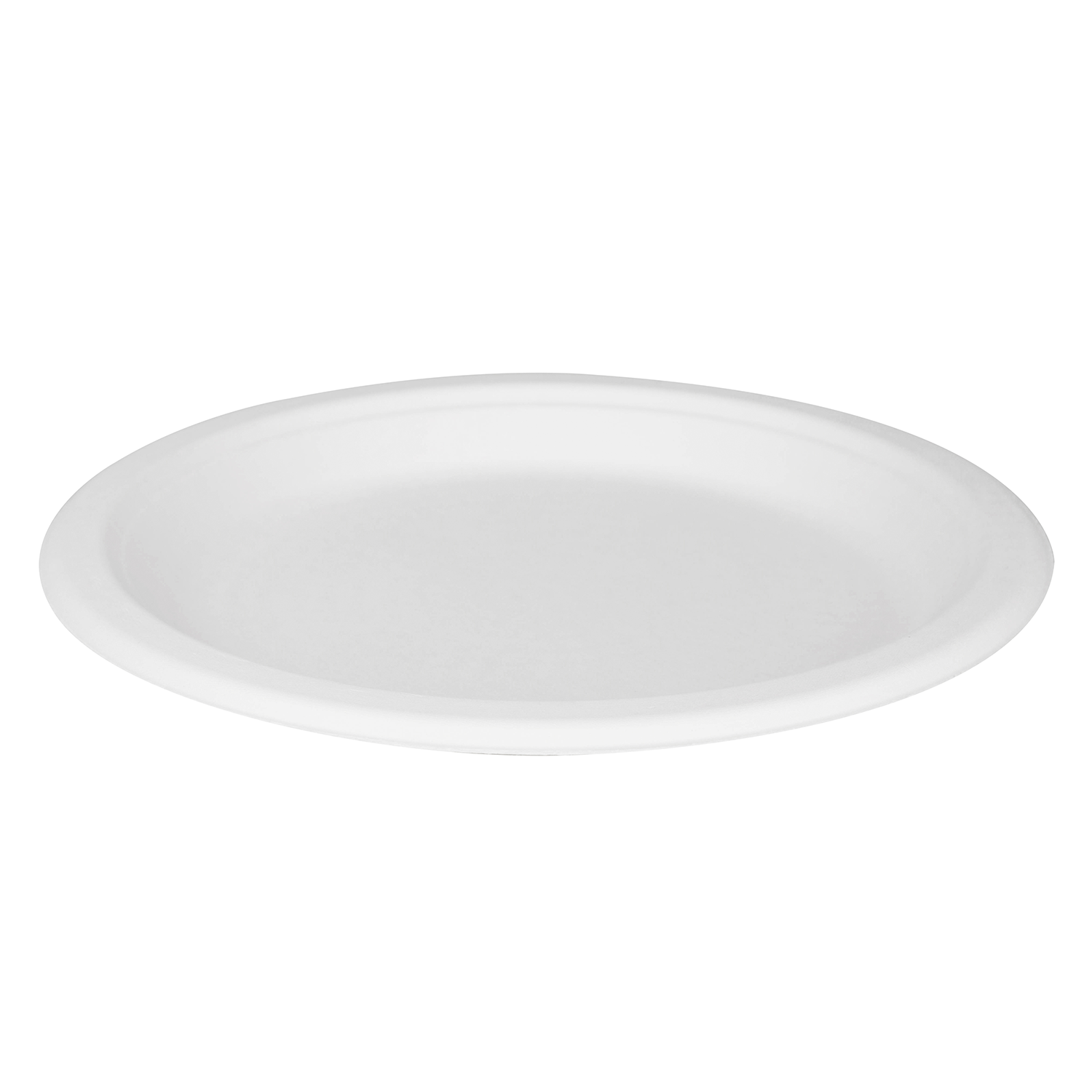 Karat Earth 9'' Compostable Bagasse Round Plates - 500 ct-Karat