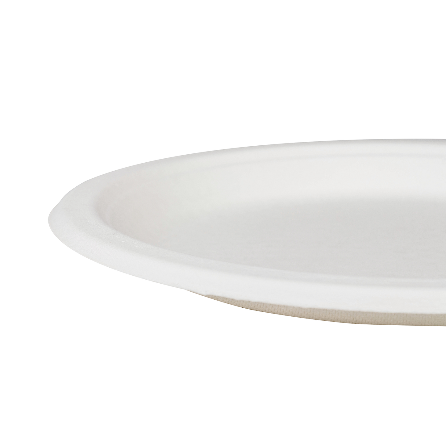 Karat Earth 9'' Compostable Bagasse Round Plates - 500 ct-Karat