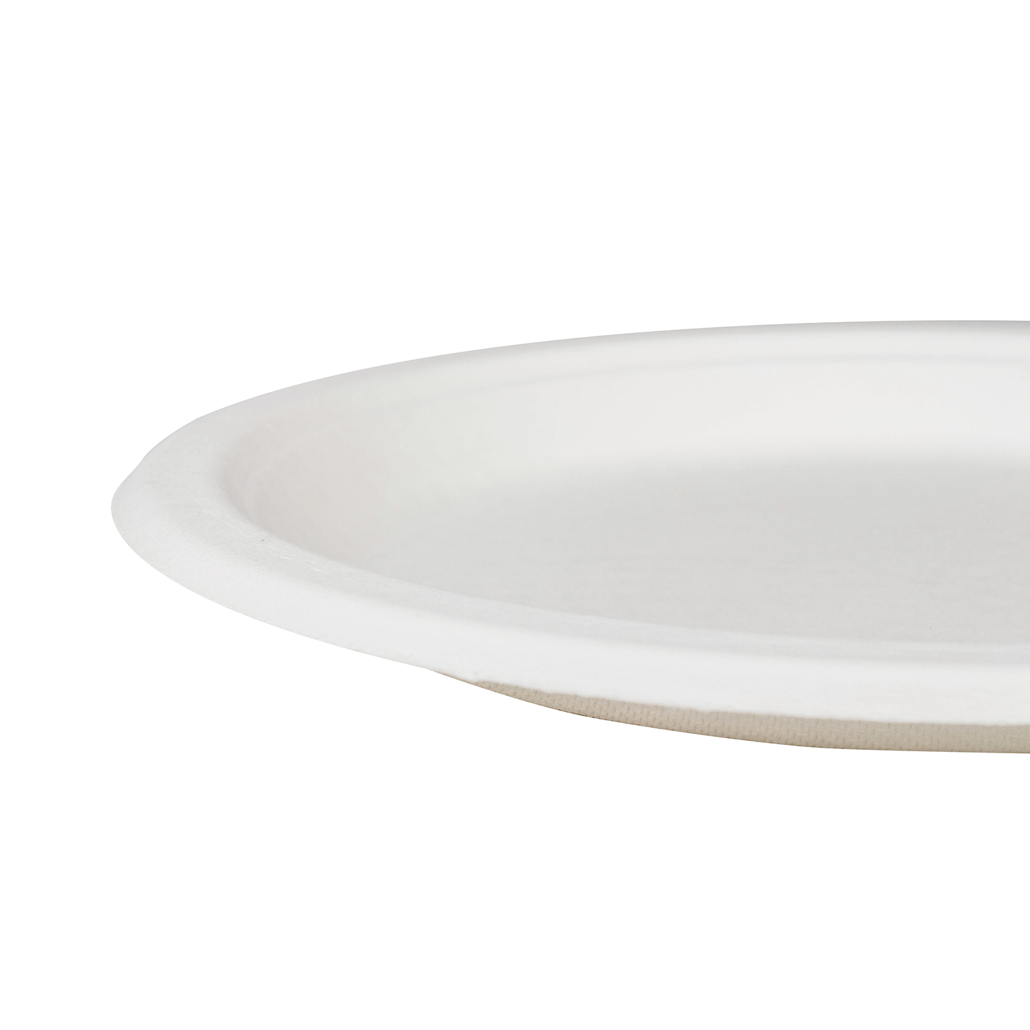 Karat Earth 9'' Compostable Bagasse Round Plates - 500 ct-Karat