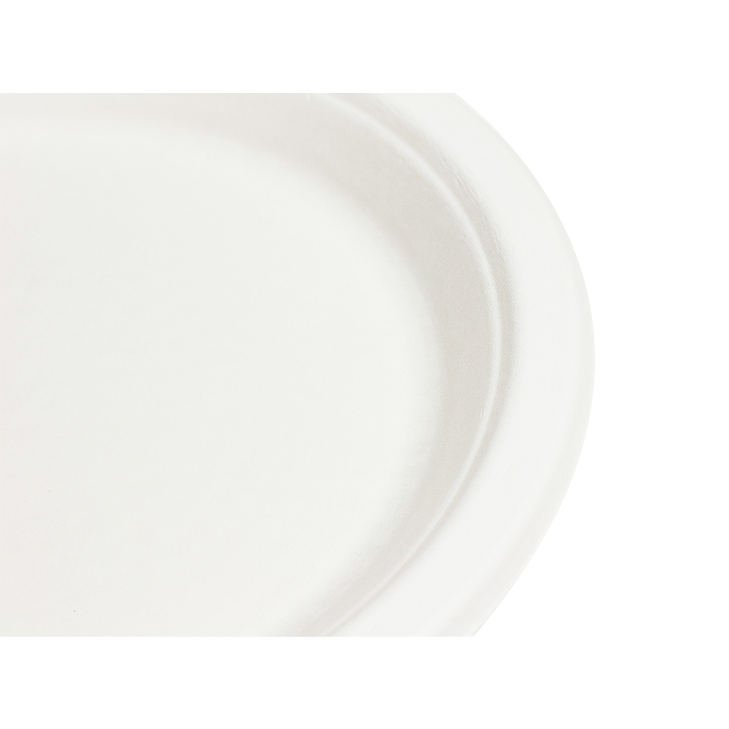Karat Earth 9'' Compostable Bagasse Round Plates - 500 ct-Karat