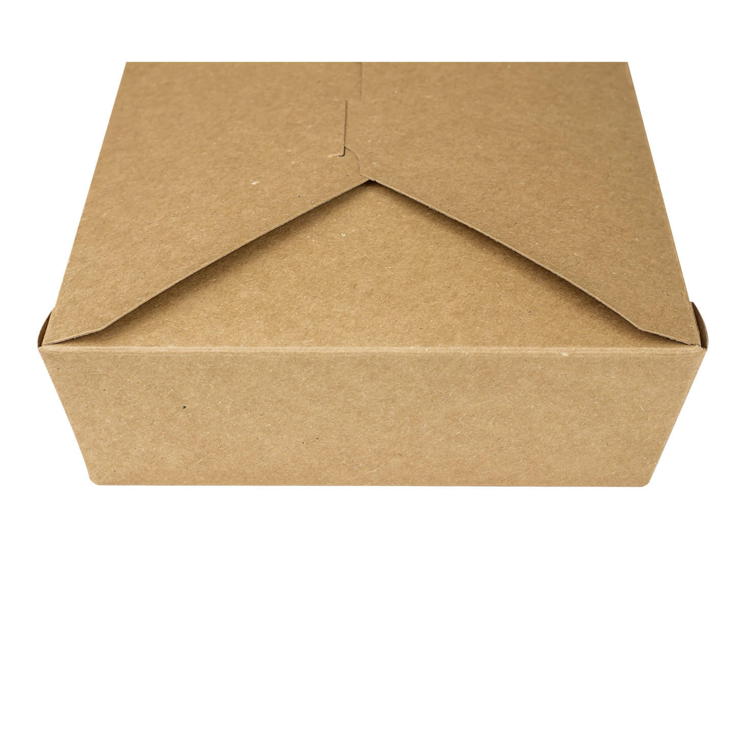 Kraft paper fold to go takeout boxes by Karat 54oz microwavable leak resistant containers for restaurant takeout and food packaging