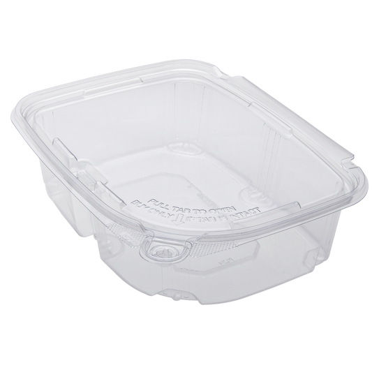 24oz Hinged Deli Containers Tamper Resistant - Large Hinged Deli Boxes - 200 count-Karat