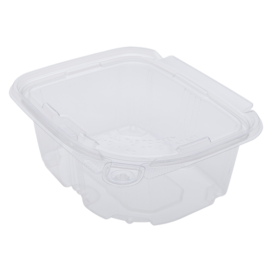 16oz Hinged Deli Containers Tamper Resistant - Medium 16 oz Hinged Deli Boxes - 200 count-Karat