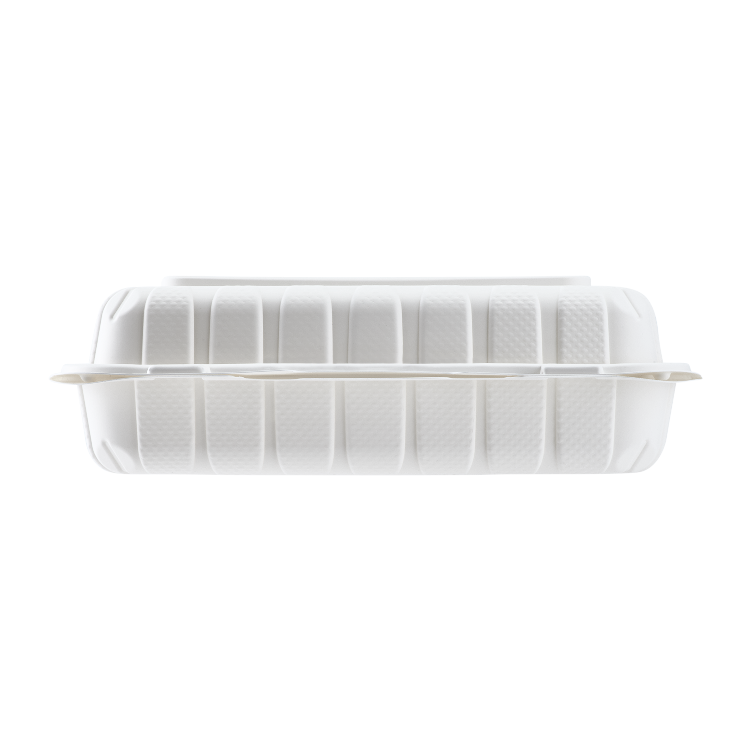 Medium White Takeout Boxes - 9"x6" Mineral Filled Hinged Food Containers- Karat Earth - White- 250 ct-Karat