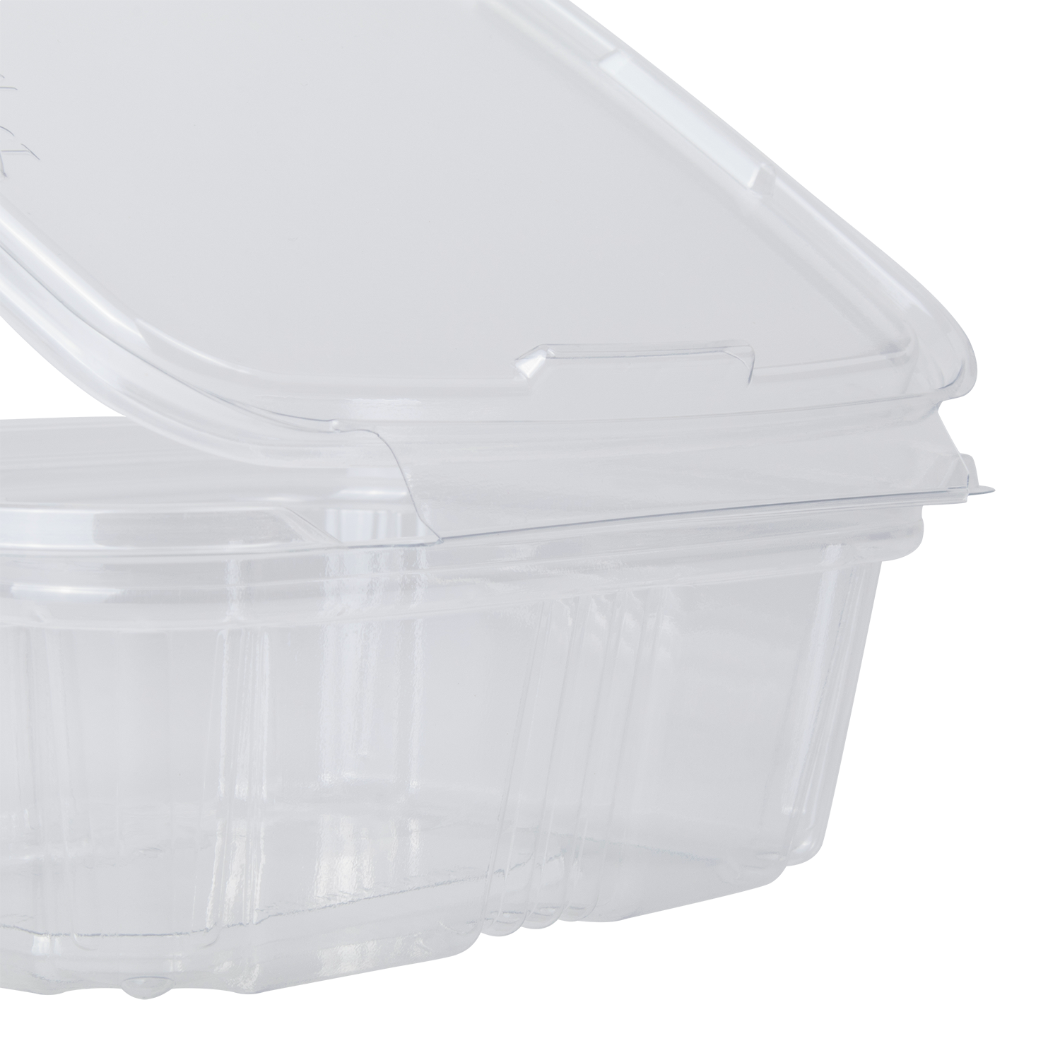 12oz Hinged Deli Containers Tamper Resistant - Medium Hinged Deli Box - 200 count-Karat