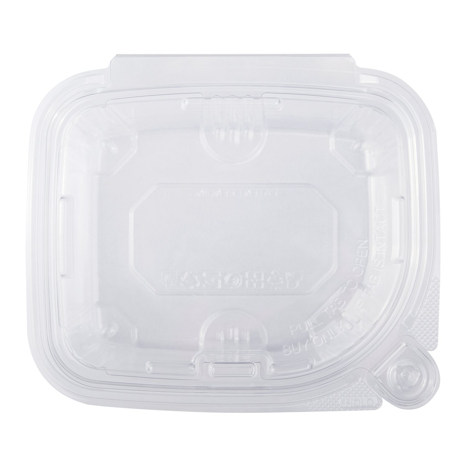 16oz Hinged Deli Containers Tamper Resistant - Medium 16 oz Hinged Deli Boxes - 200 count-Karat