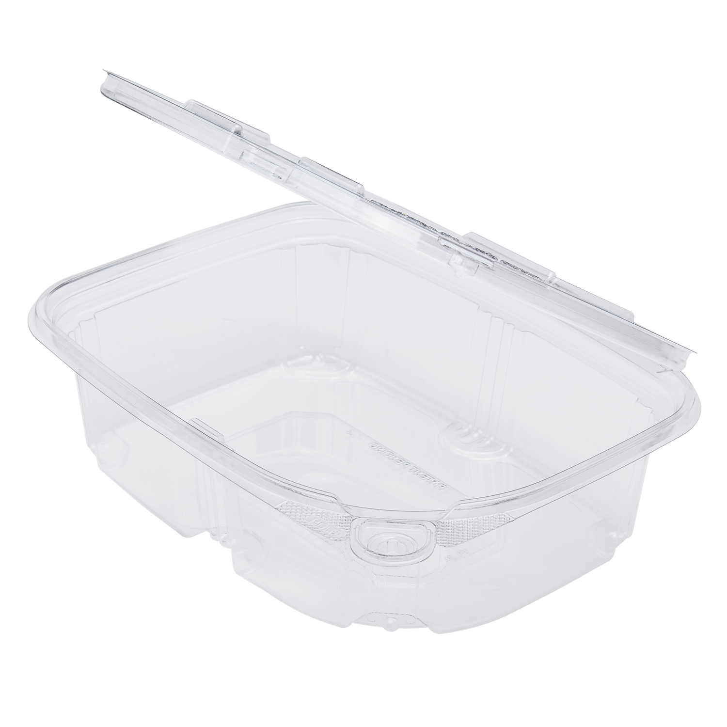 24oz Hinged Deli Containers Tamper Resistant - Large Hinged Deli Boxes - 200 count-Karat