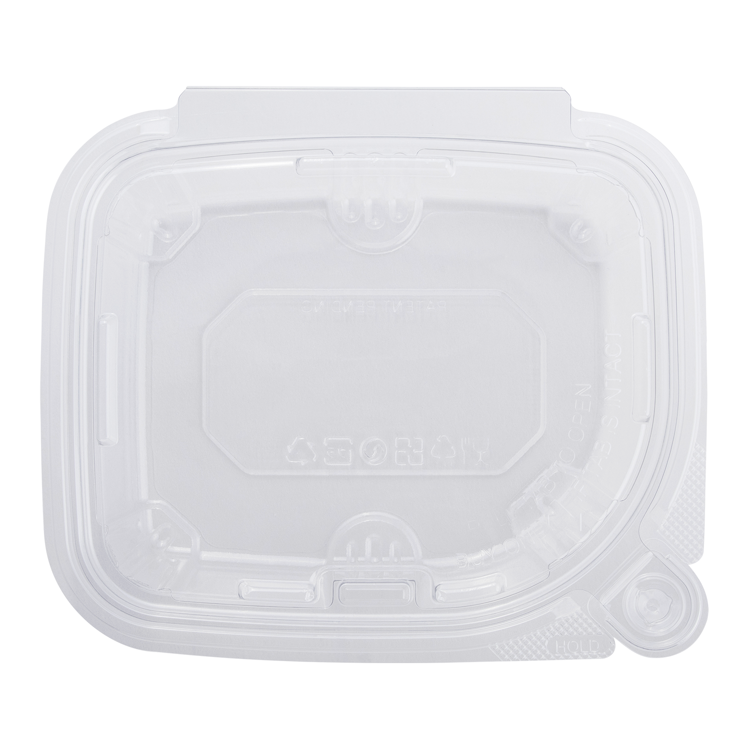 8oz Hinged Deli Containers Tamper Resistant- Small Hinged Deli Box - 200 count-Karat